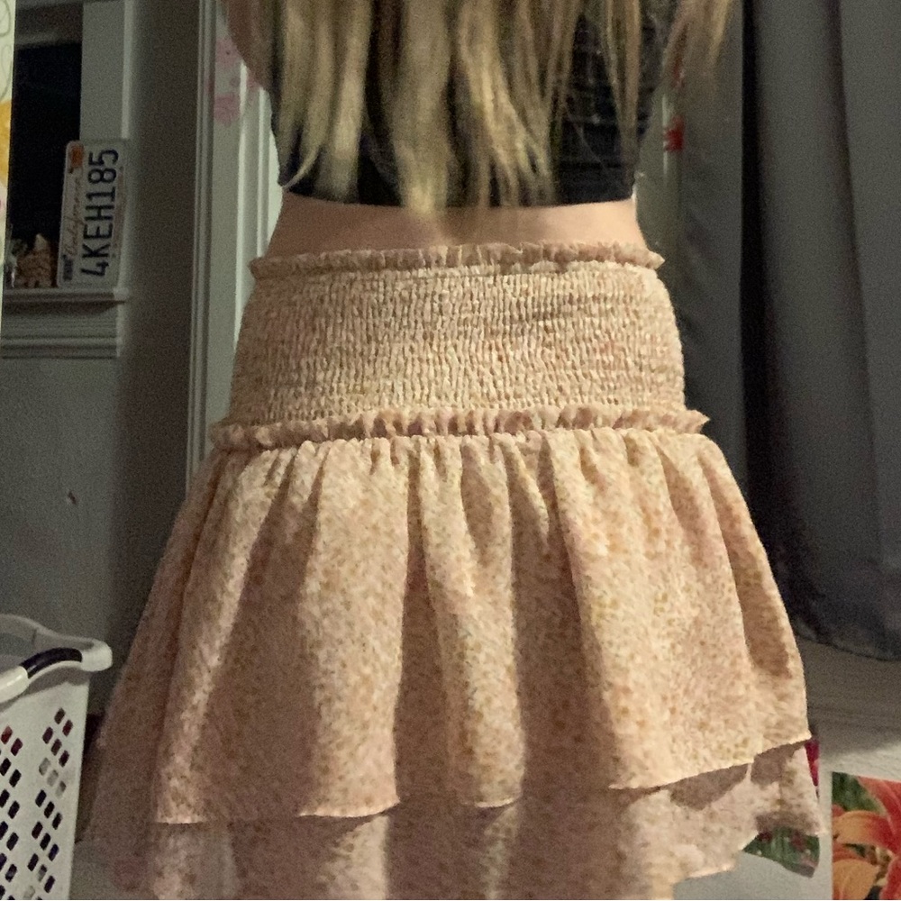 Flowey Floral Short Skirt
